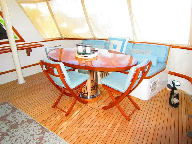 Aft Deck to Stbd.  