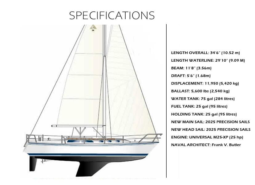 1987 Catalina 34