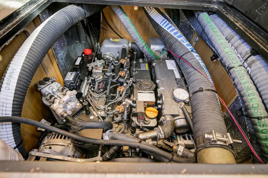 57 HP Yanmar engine