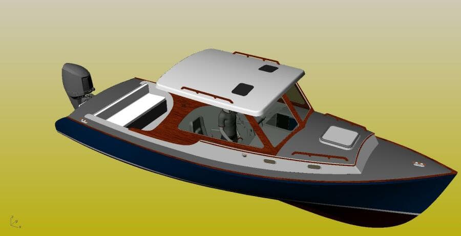 2026 New Harbor Boats 28 Hard Top