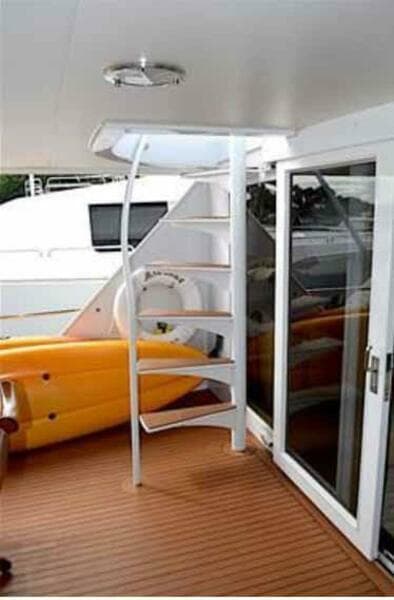 Aft Deck Boat Deck Stairs  