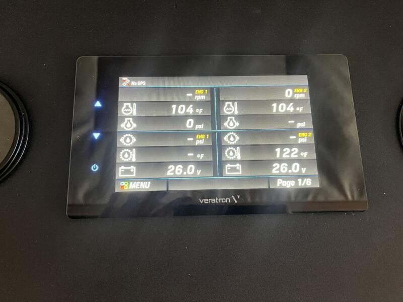 Veratron Engine Data Screen