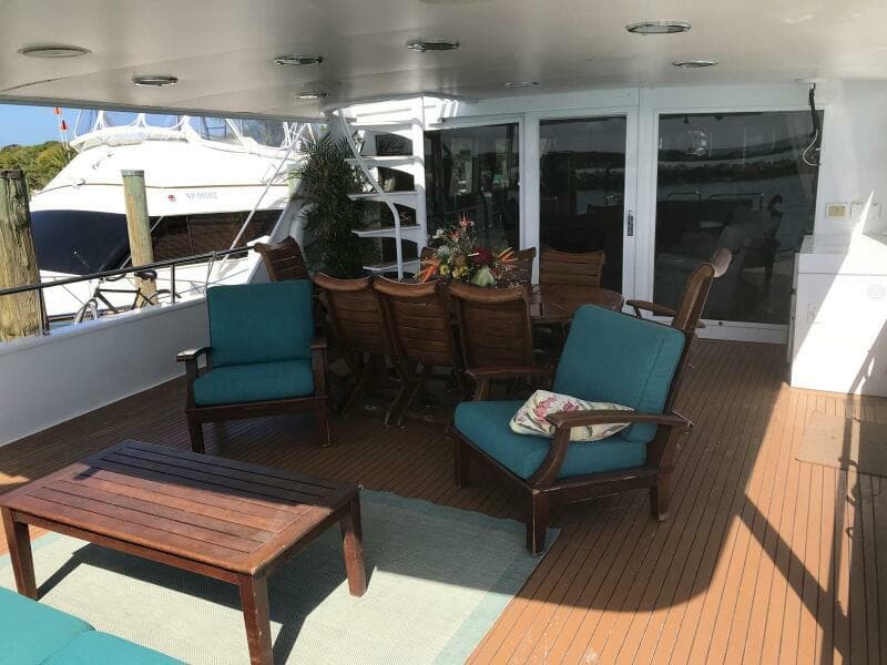 Aft Deck Seating    