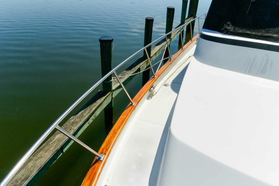 teak toe rail 