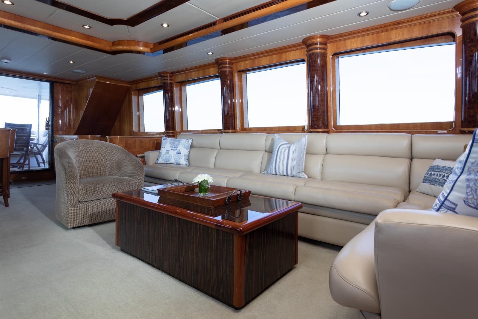 Salon Settee Looking Aft