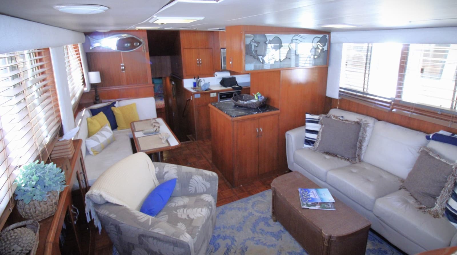 1995 Jefferson 52 Rivanna Cockpit MY