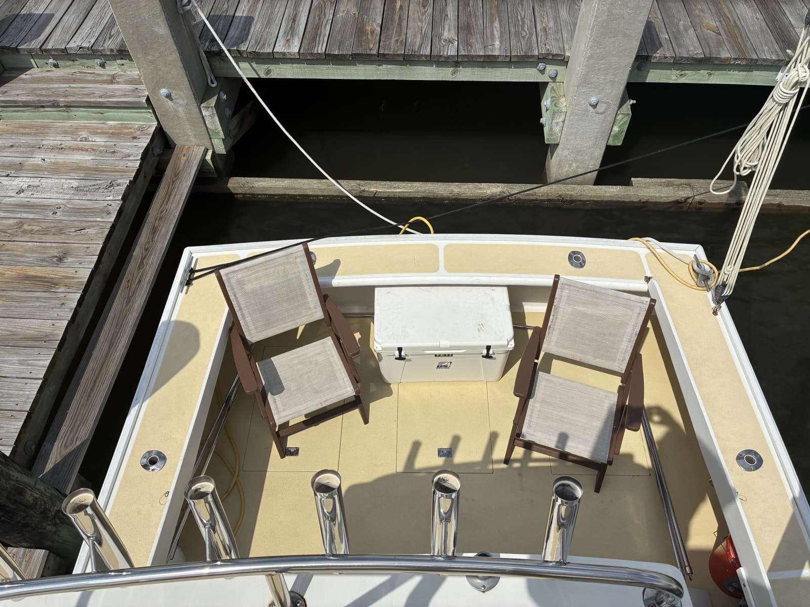 1989 Duffy 35 Flybridge -Cockpit