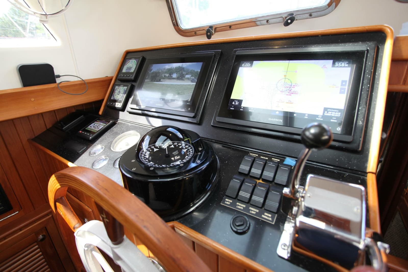 Two Large Multifunction Screens 