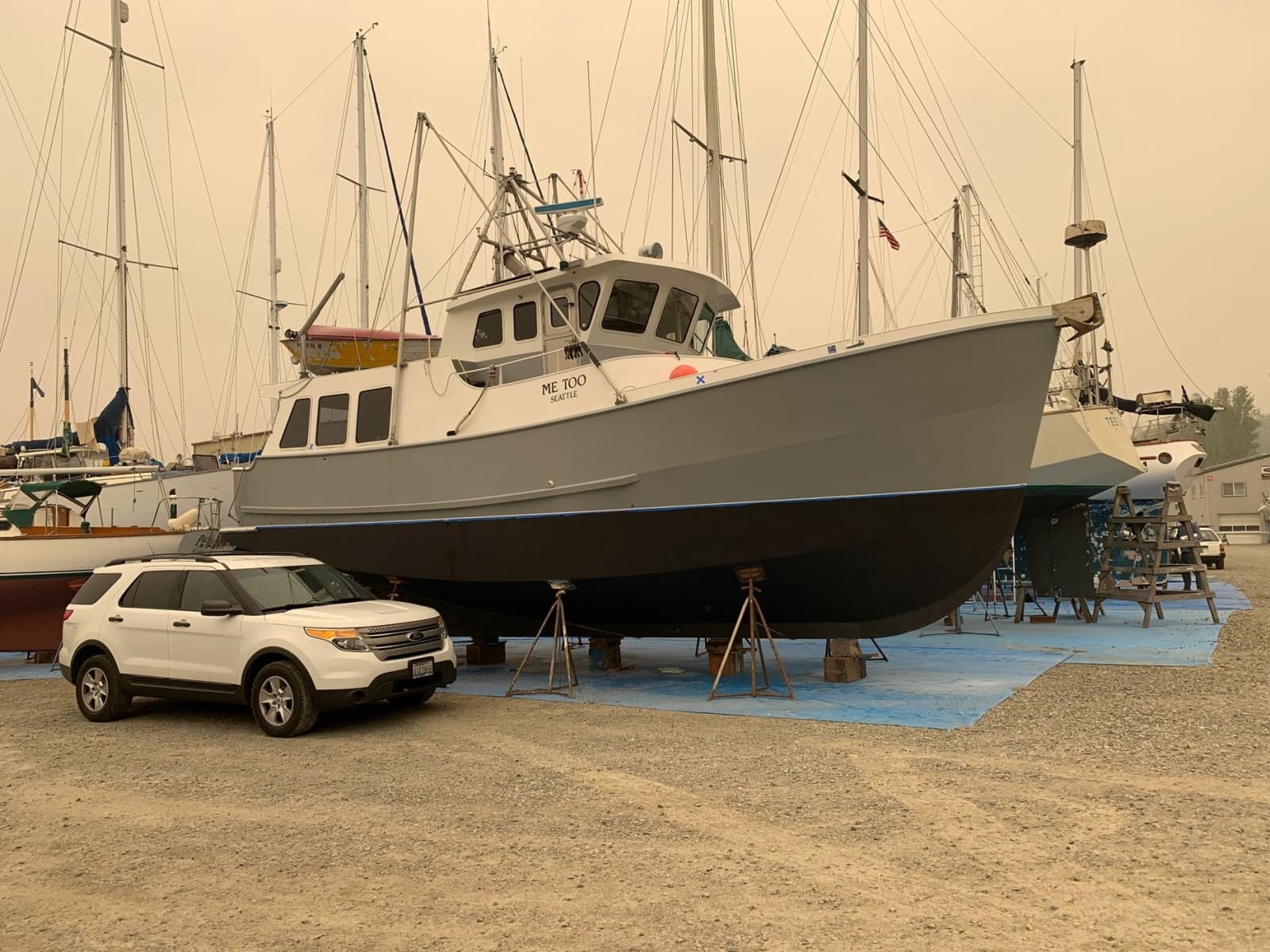 1997 Custom Steel Trawler 43