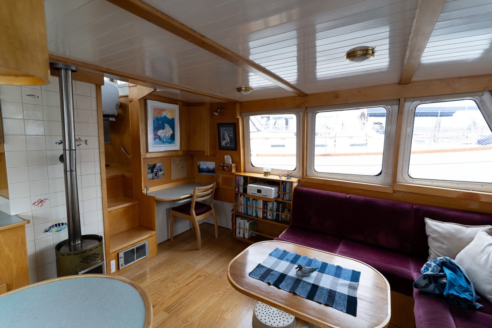 1997 Custom Steel Trawler 43