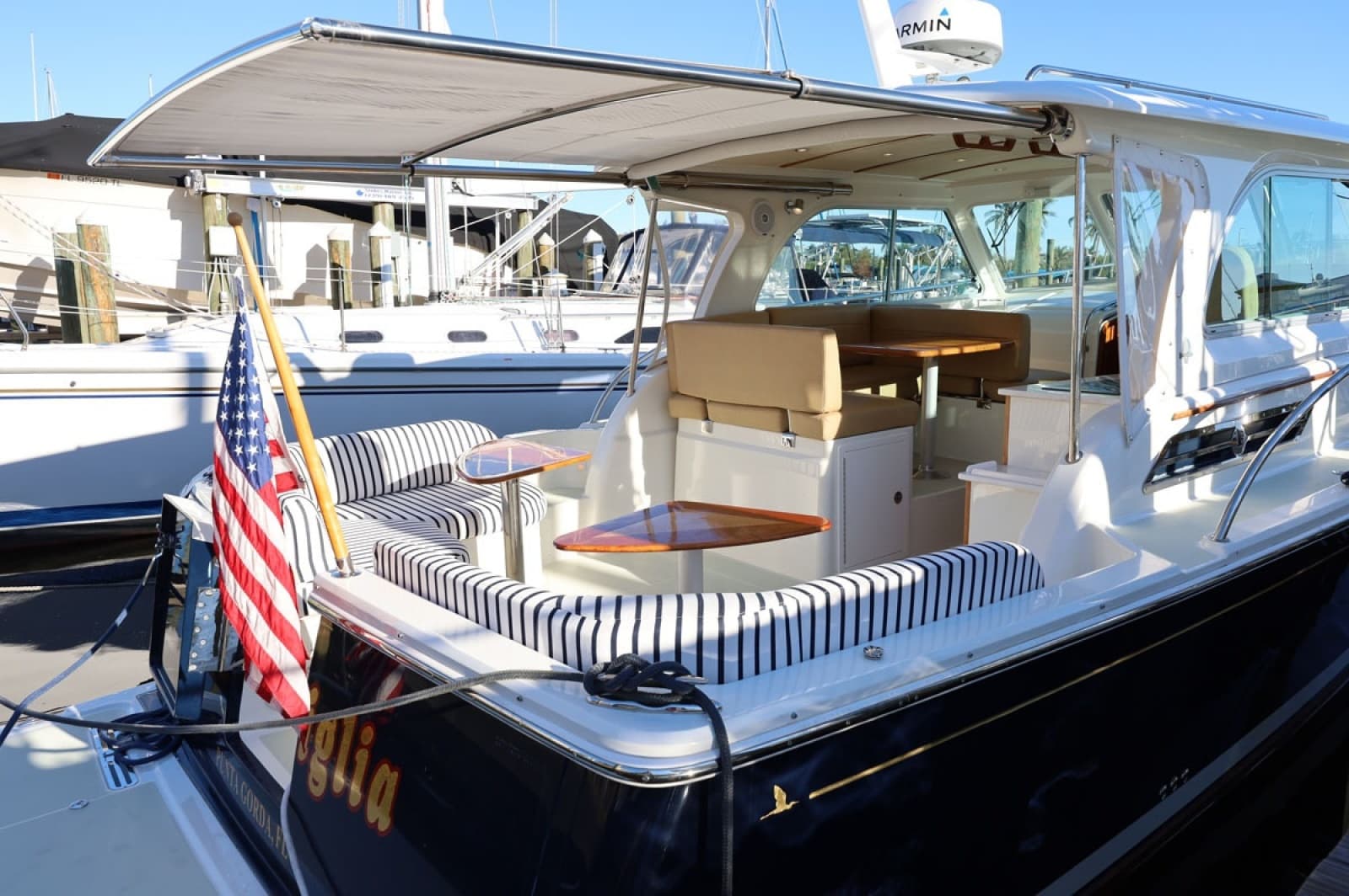 Cockpit with Awning