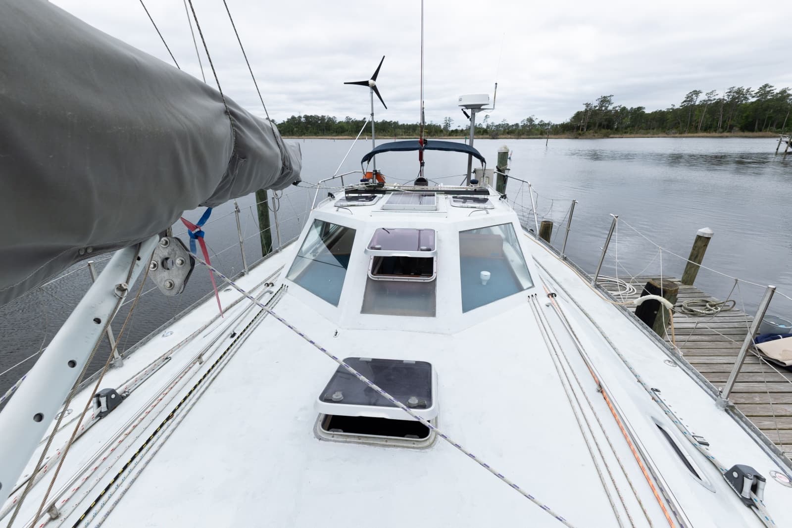 Midships looking aft