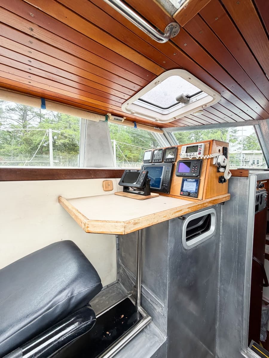 Pilothouse nav station