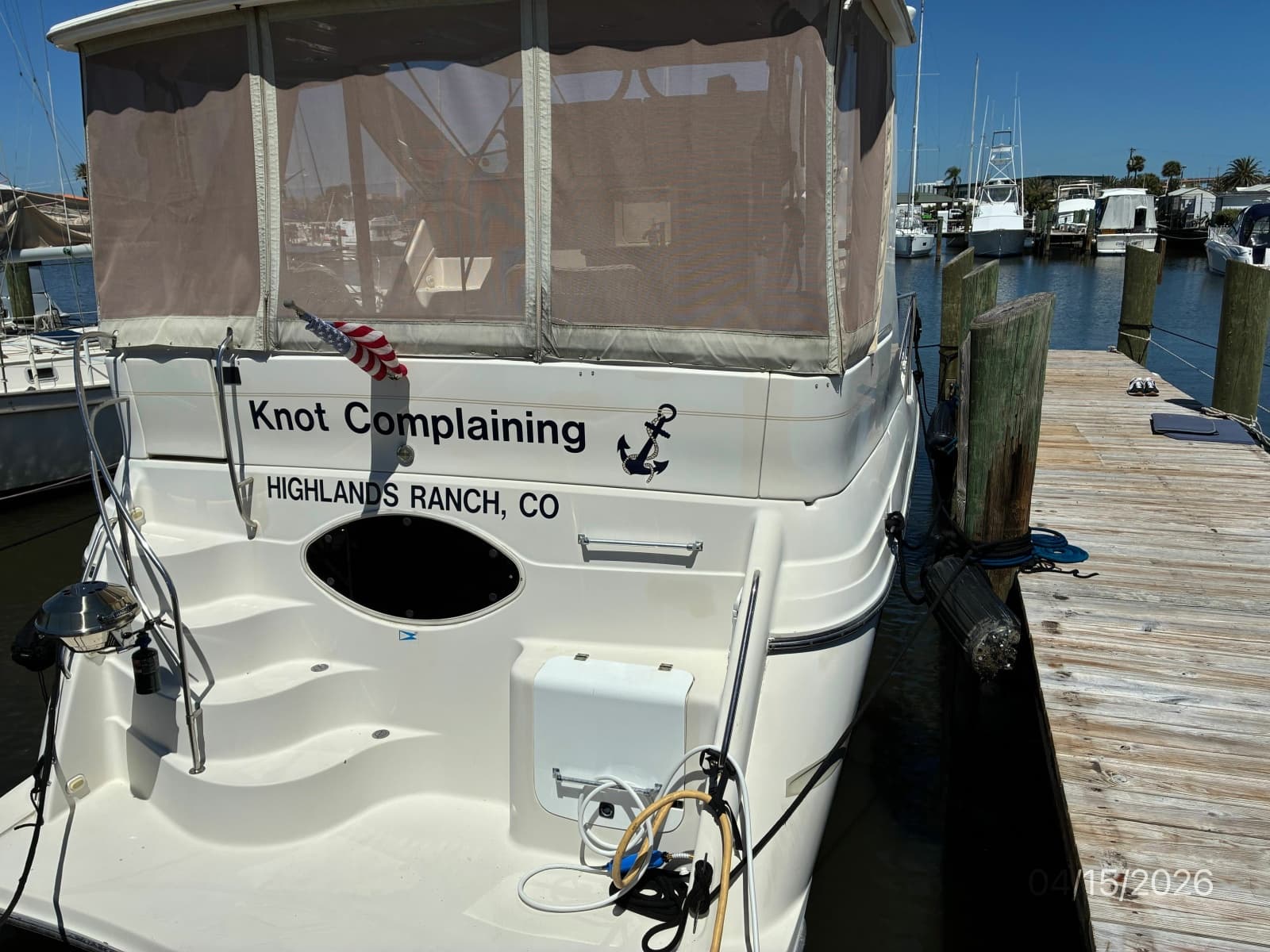 41' Maxum Swim deck