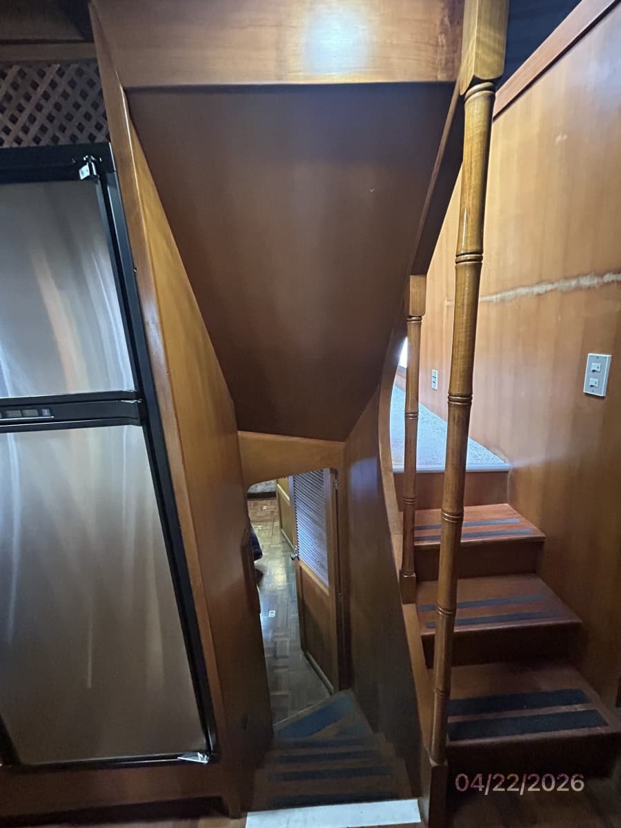 49' DeFever plan B companionway1