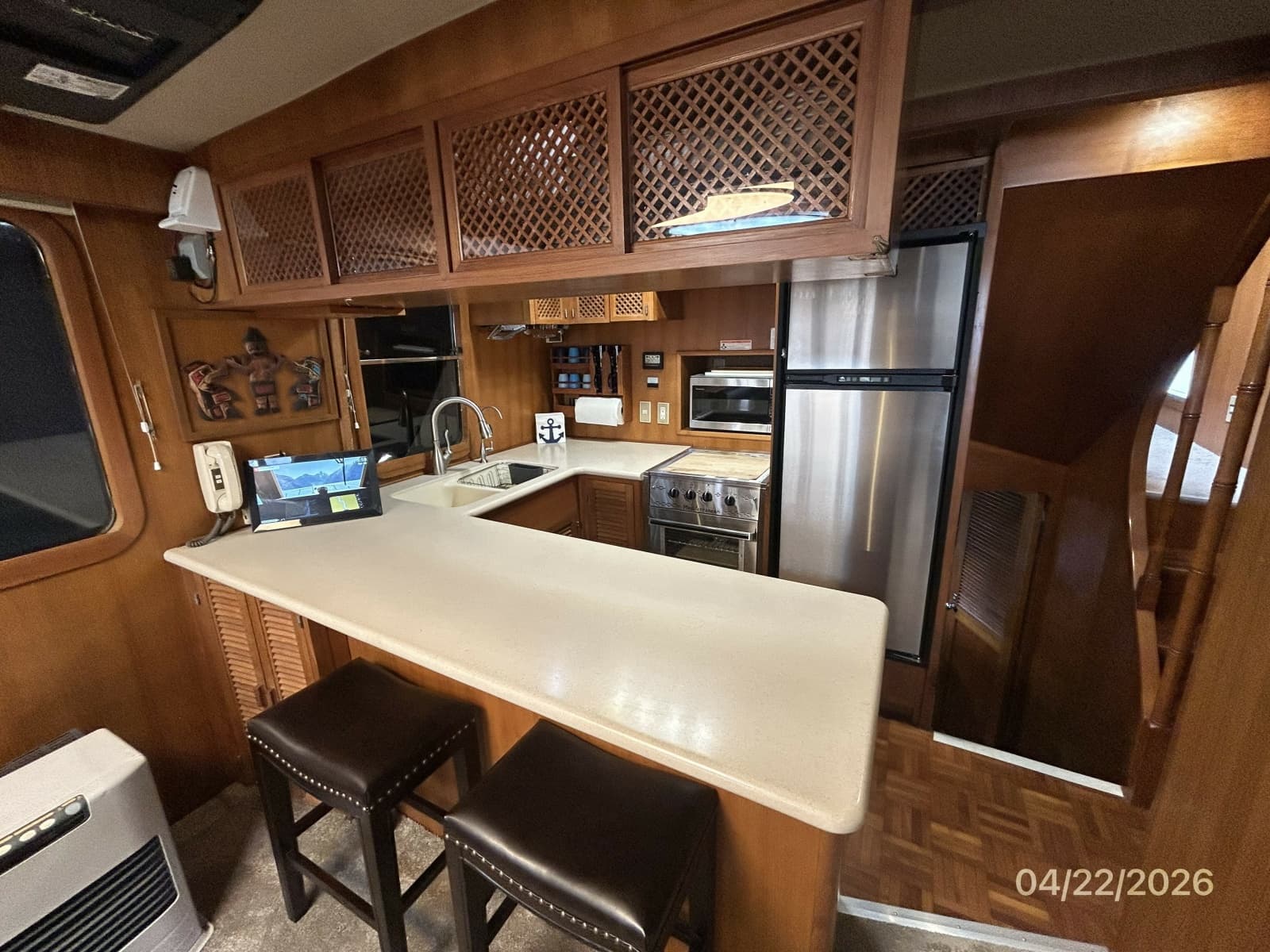 49' DeFever galley1