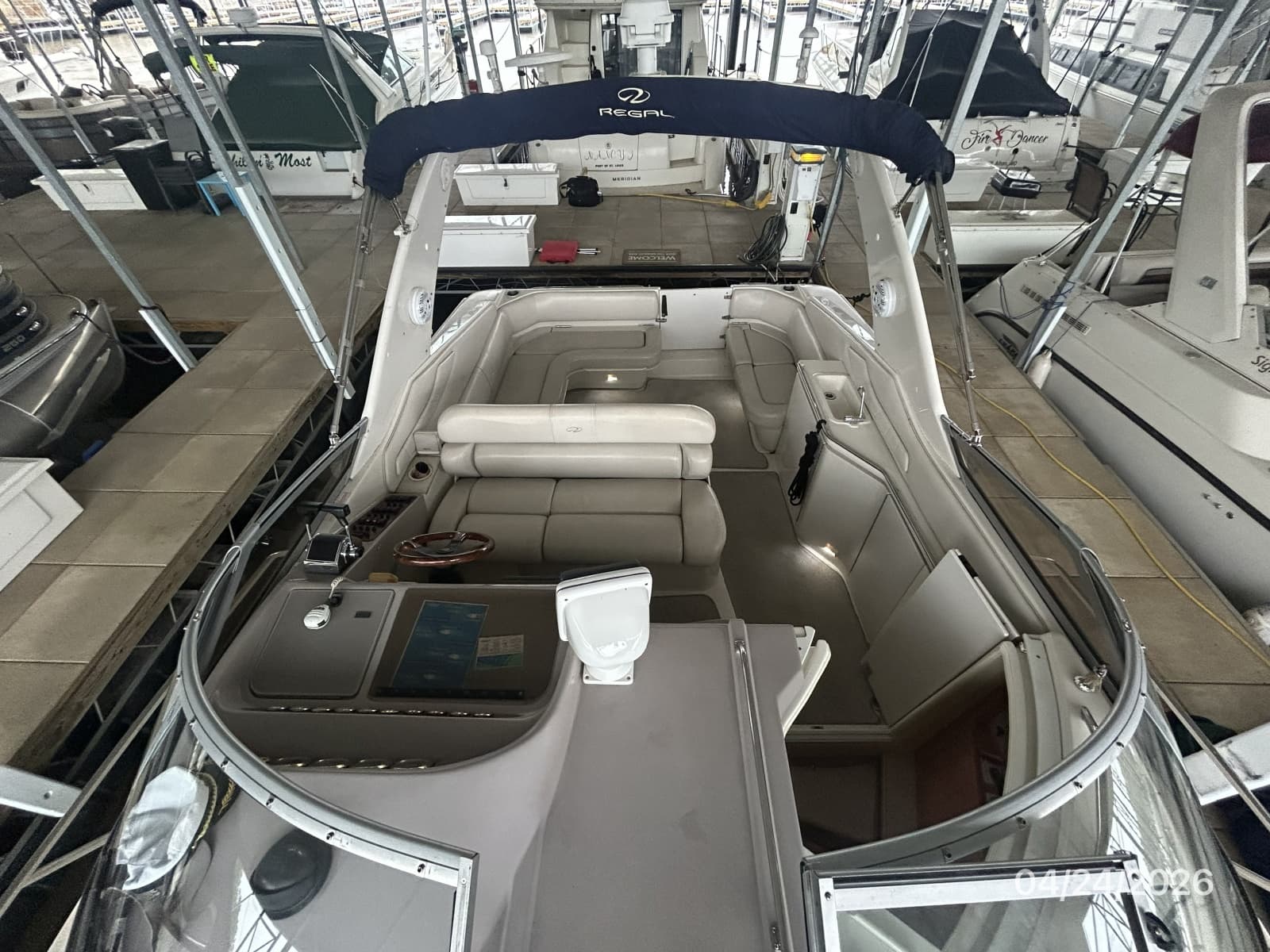 32' Regal upper deck aft