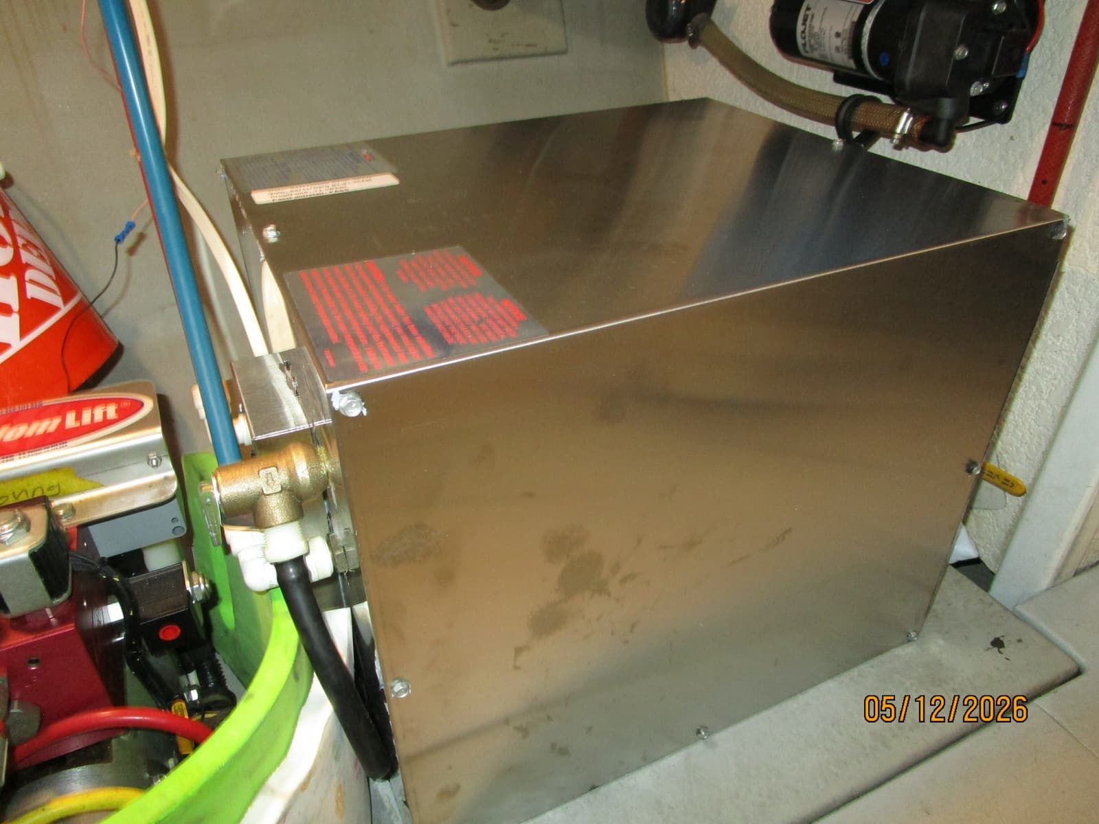 36' Monk water heater
