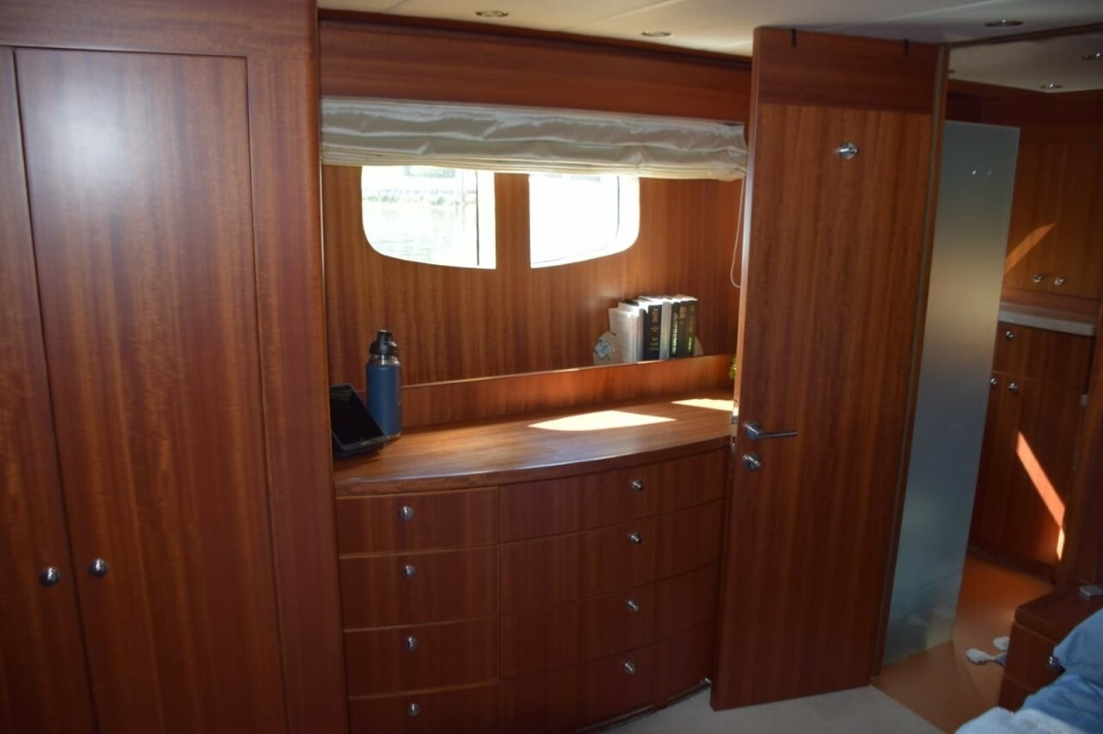 Master Stateroom hullside windows, starboard