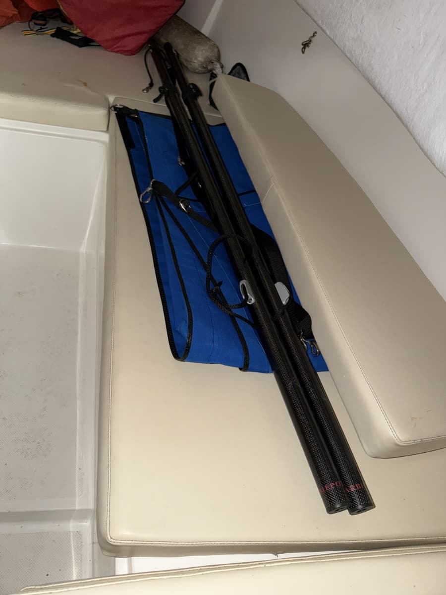 New Bimini & supports