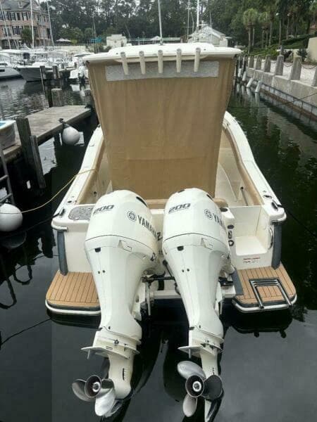 Twin 200 HP Yamaha Outboards