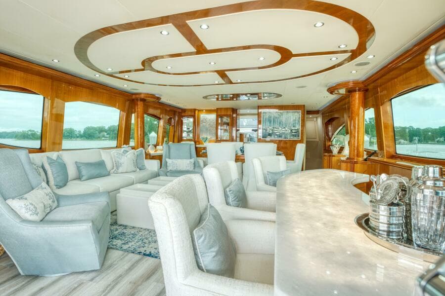 2007 Hatteras 80 Enclosed Bridge