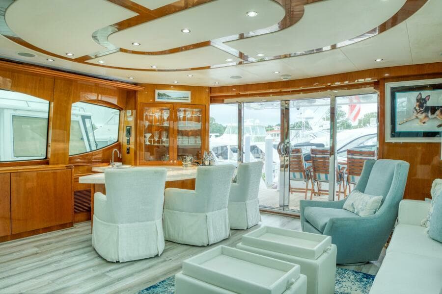 2007 Hatteras 80 Enclosed Bridge