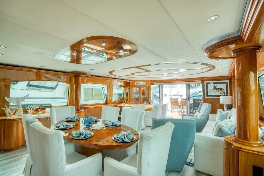 2007 Hatteras 80 Enclosed Bridge