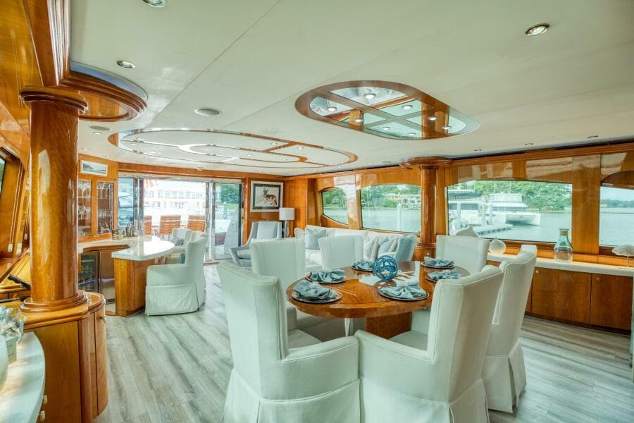 2007 Hatteras 80 Enclosed Bridge
