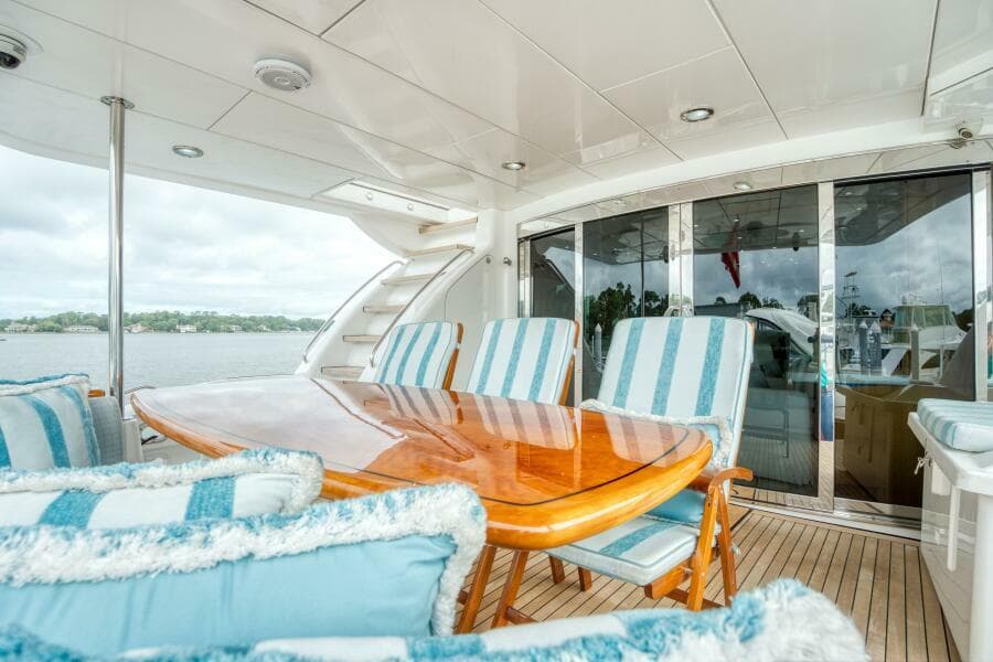 2007 Hatteras 80 Enclosed Bridge