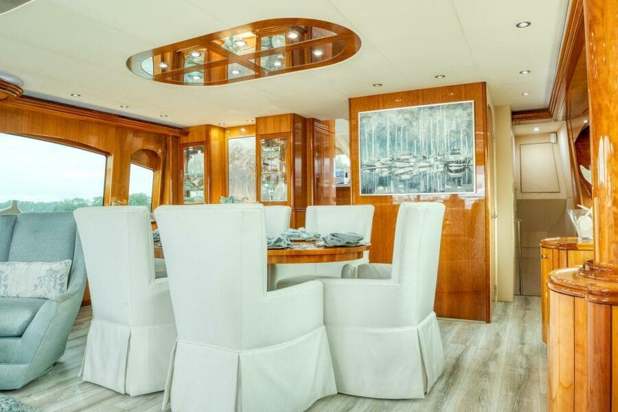 2007 Hatteras 80 Enclosed Bridge