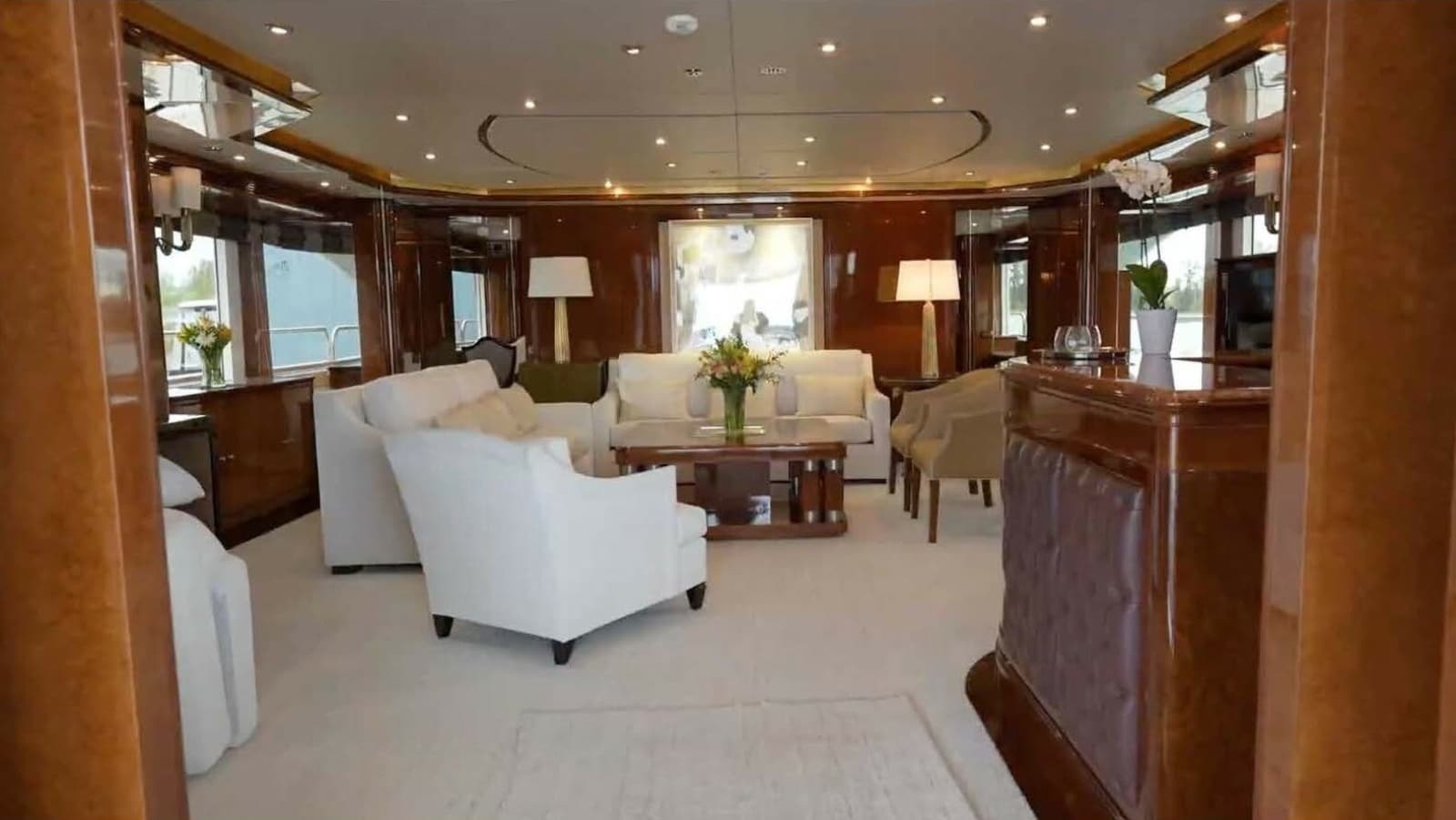 Benetti 145 Domani - Interior Main Deck Salon
