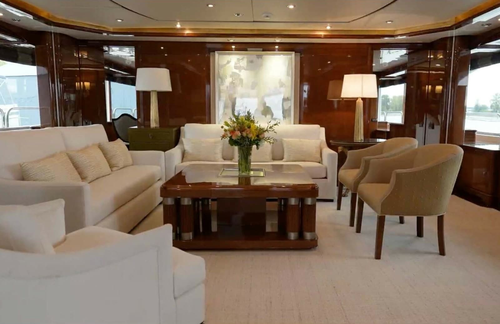 Benetti 145 Domani - Interior Main Deck Salon