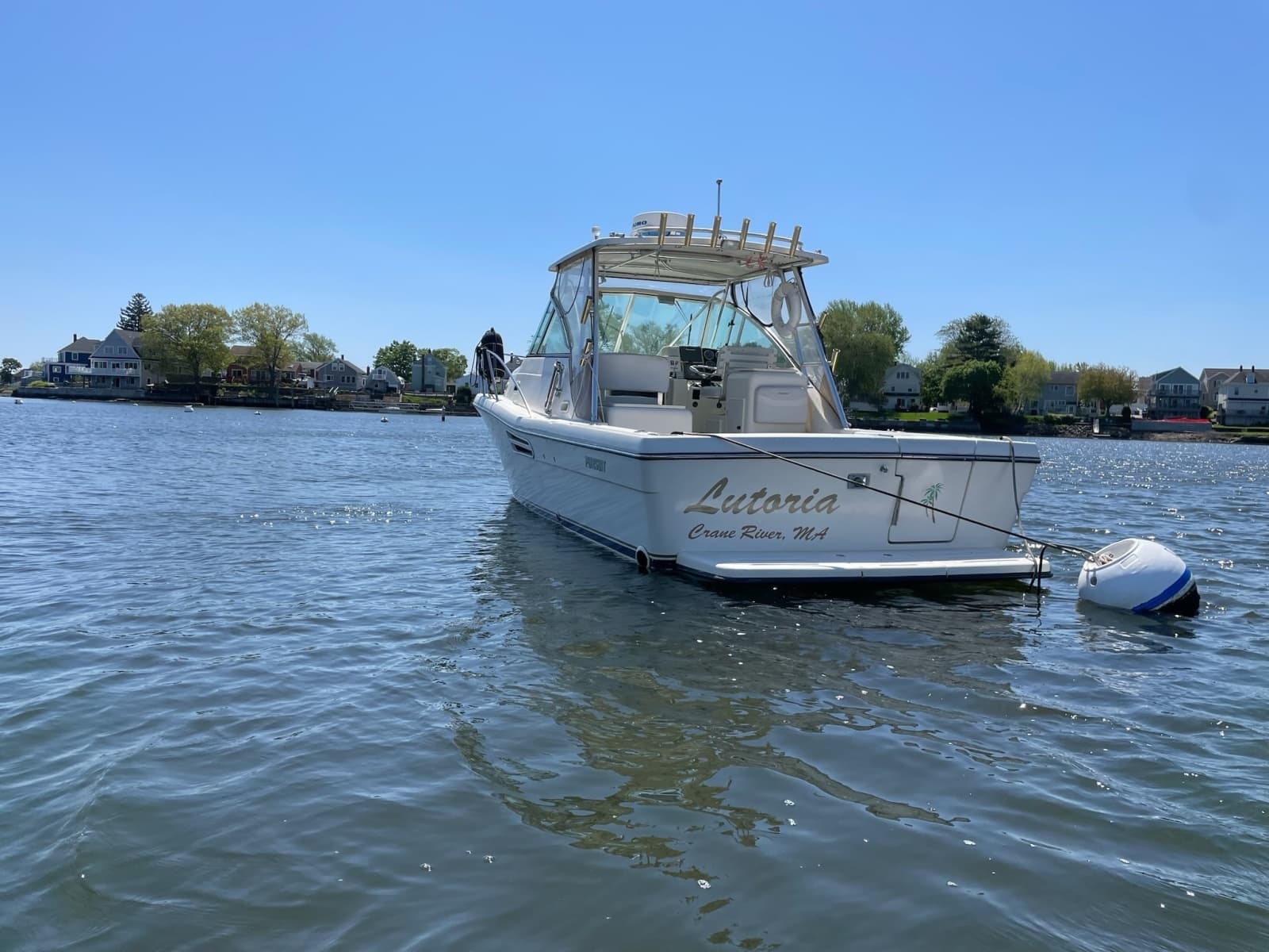 On Mooring Transom