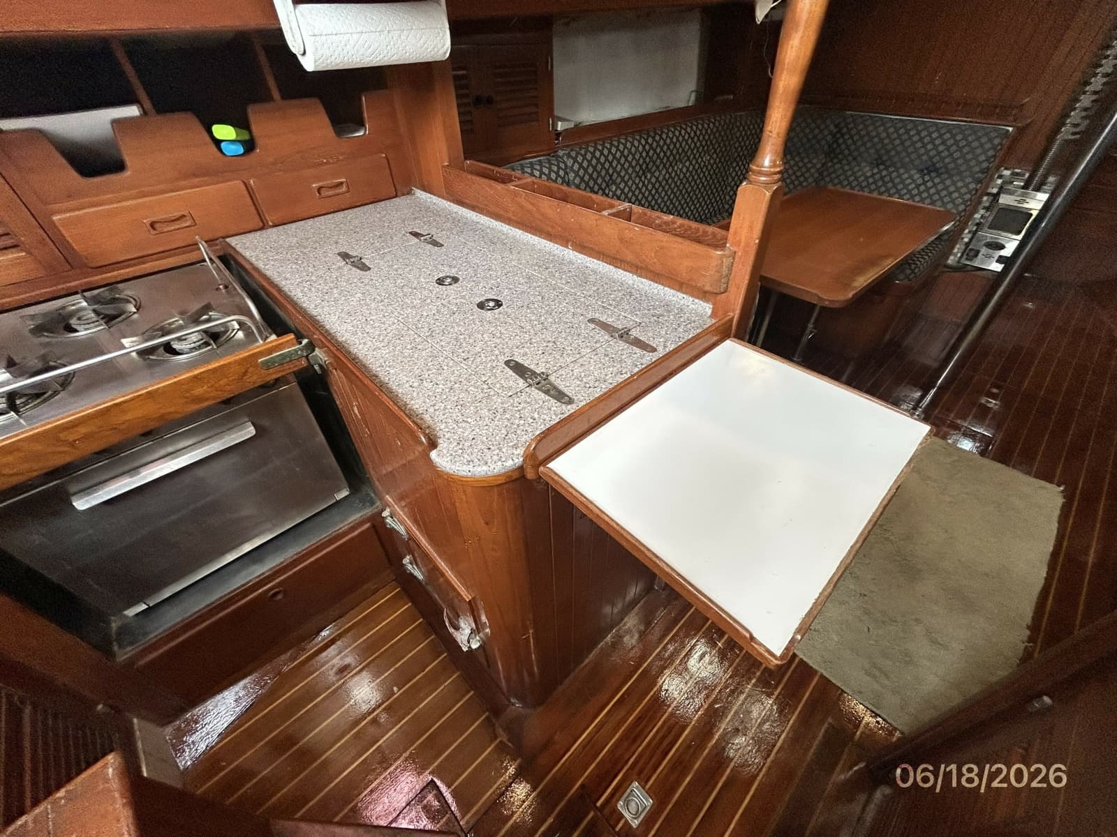 37' Tayana galley counter extension