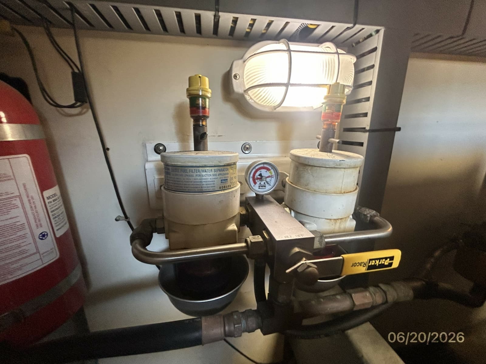 40' Mainship Racor fuel filters