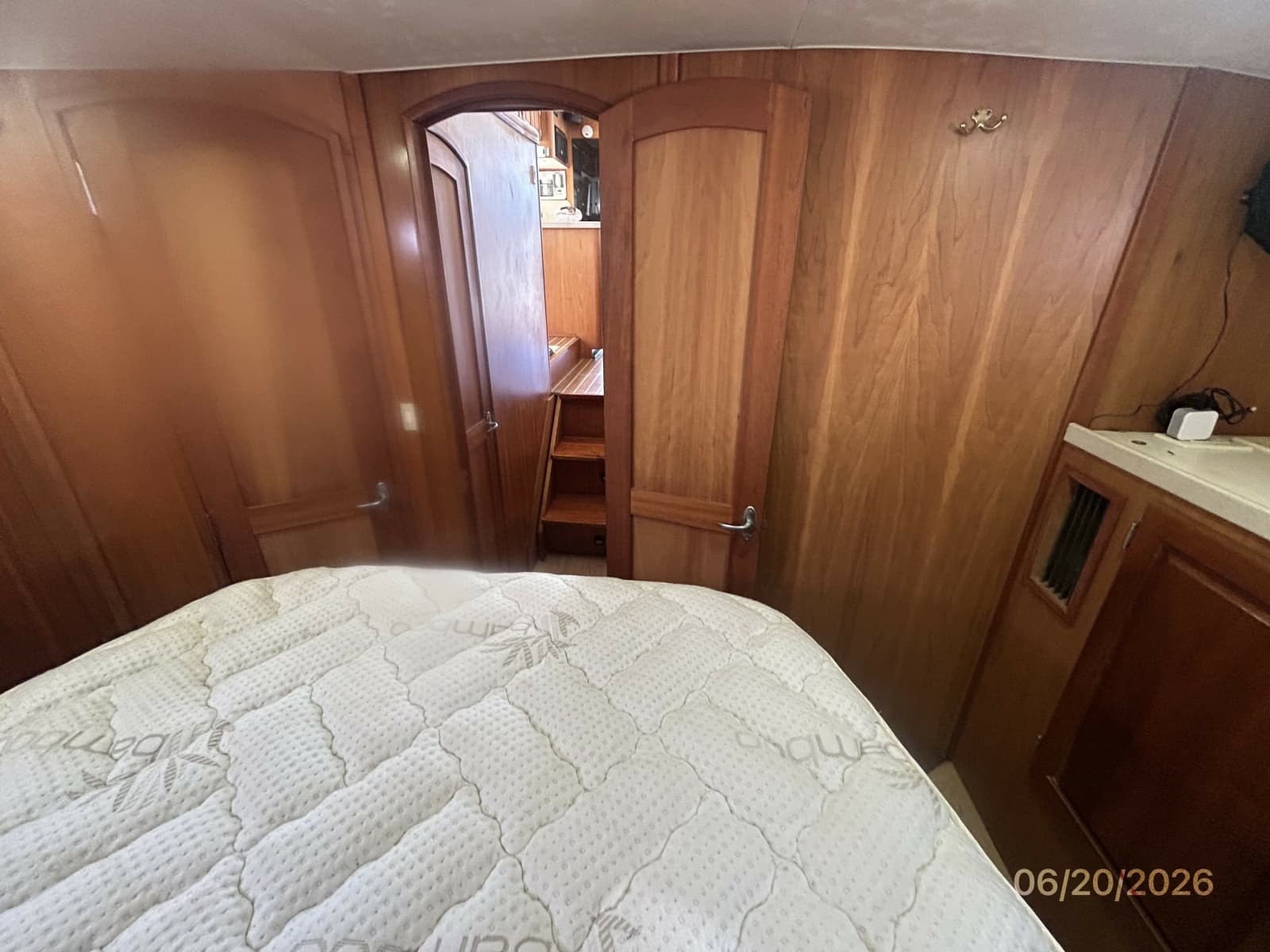 40' Mainship master stateroom aft