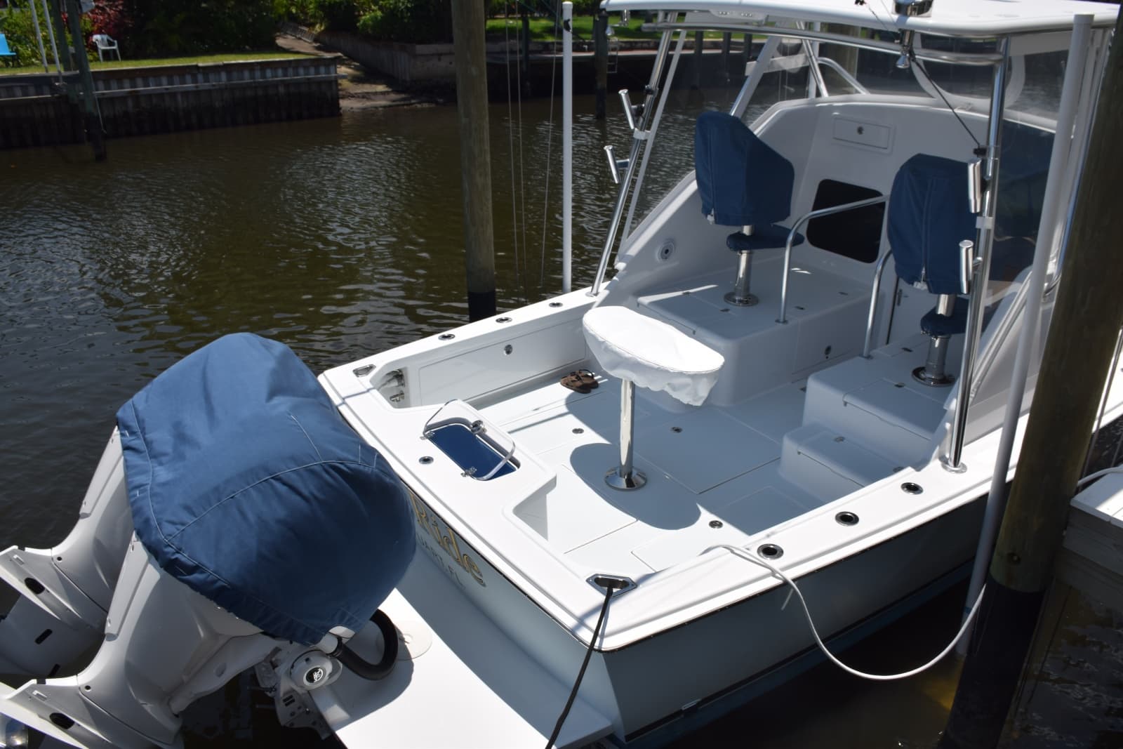 Dockside With Canvas Covers On.