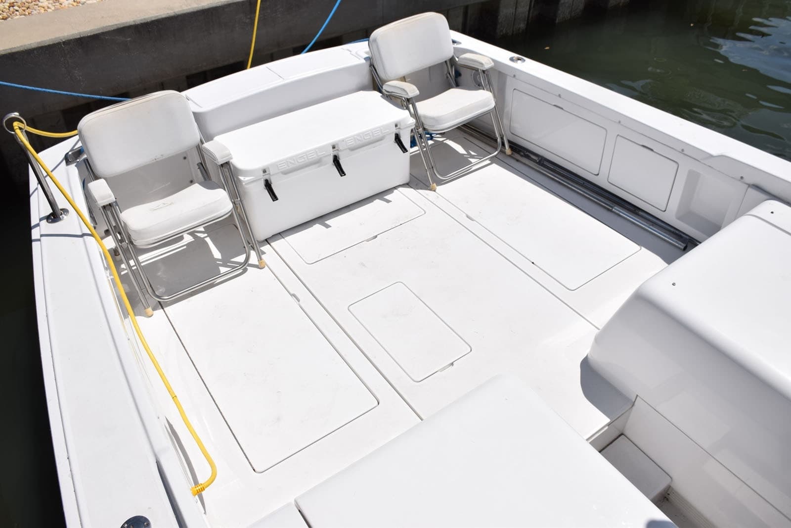 Fiberglass Cockpit With Guttered Hatches