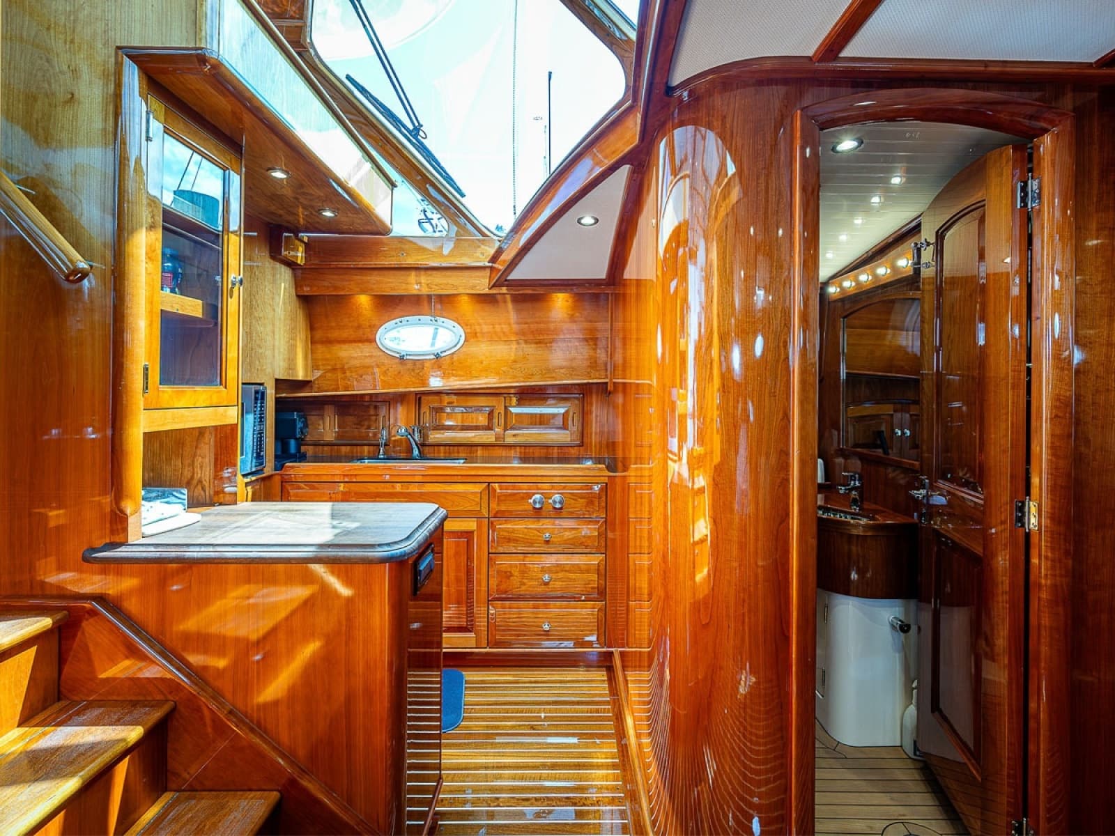 Galley, Guest Head and Shower