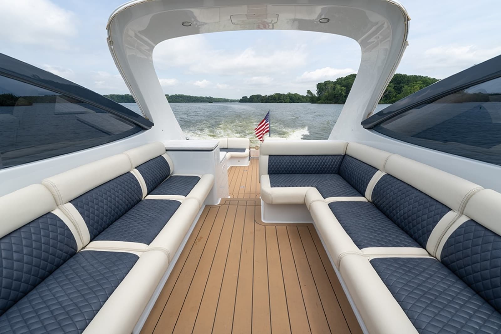 Upper salon looking aft