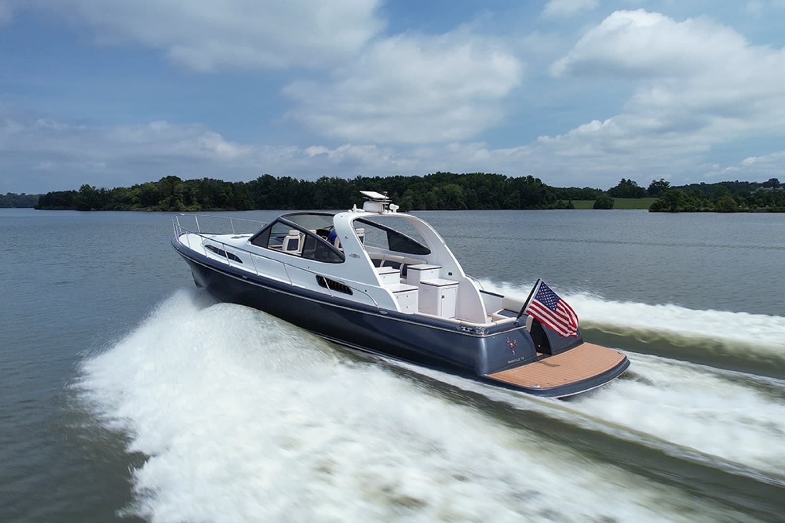 2019 Palm Beach Motor Yachts GT50 underway