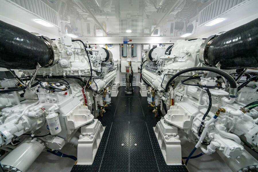 Viking 82 Convertible - Engine Room