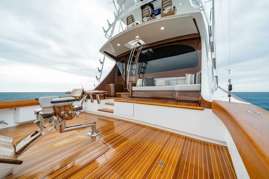 Viking 82 Convertible - Mezzanine and Cockpit