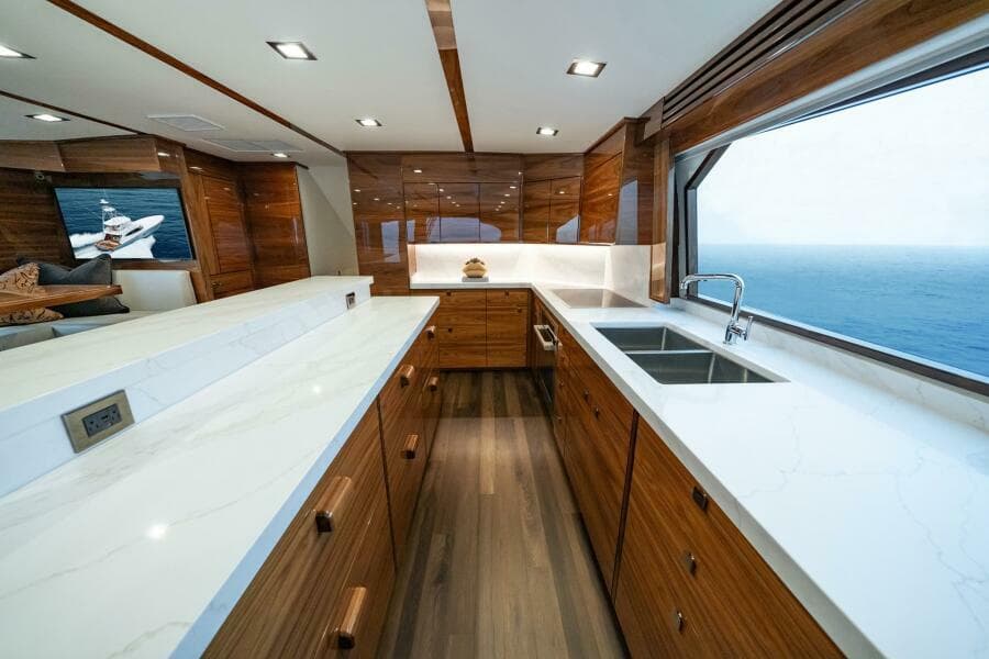 Viking 82 Convertible - Galley