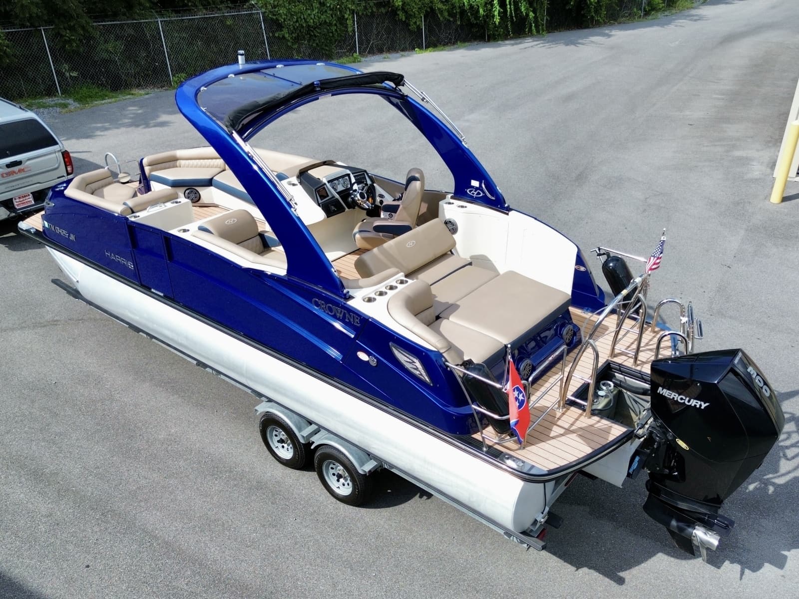 2019 Harris Crowne 250 SL Tritoon
