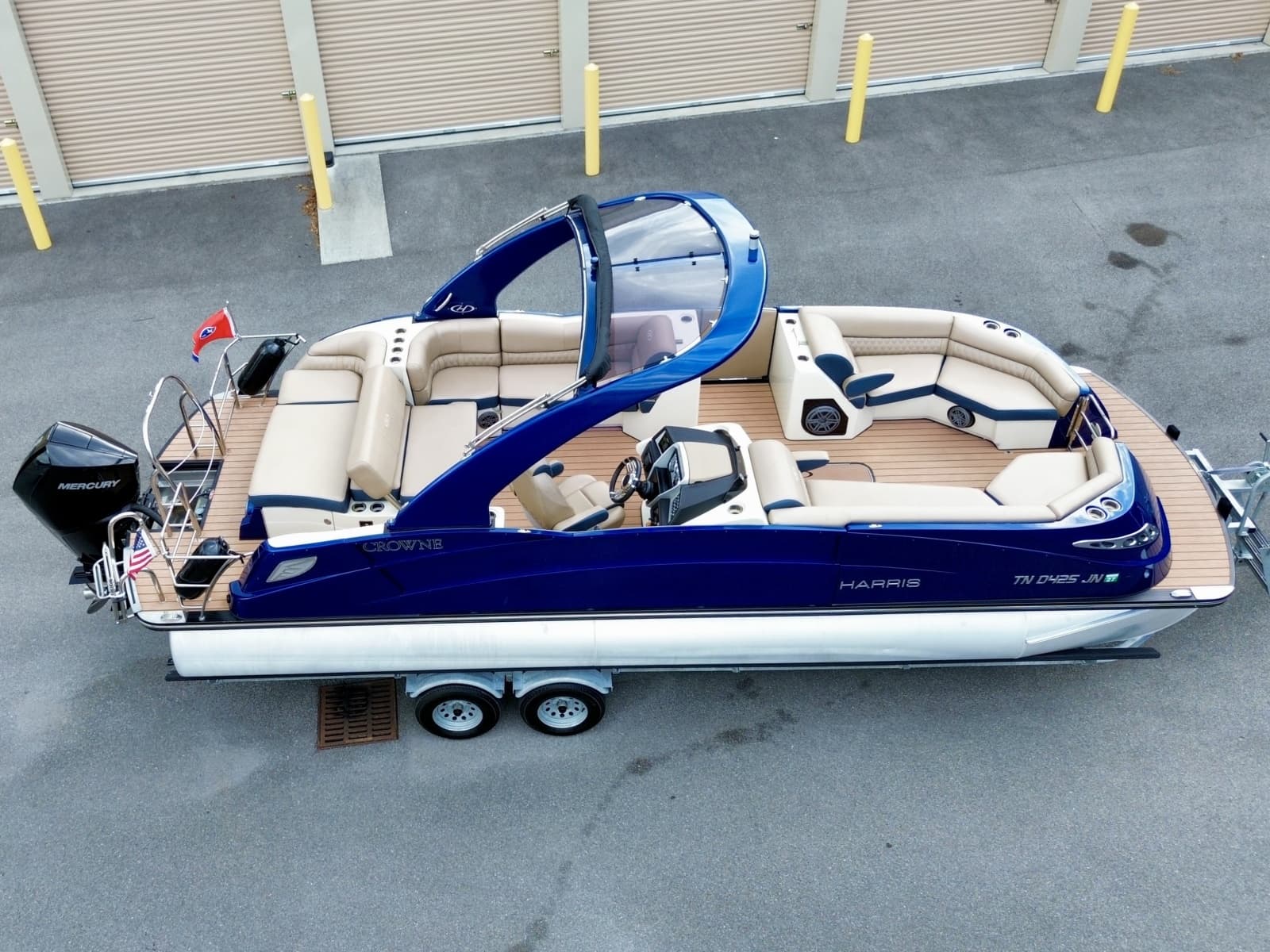 2019 Harris Crowne 250 SL Tritoon