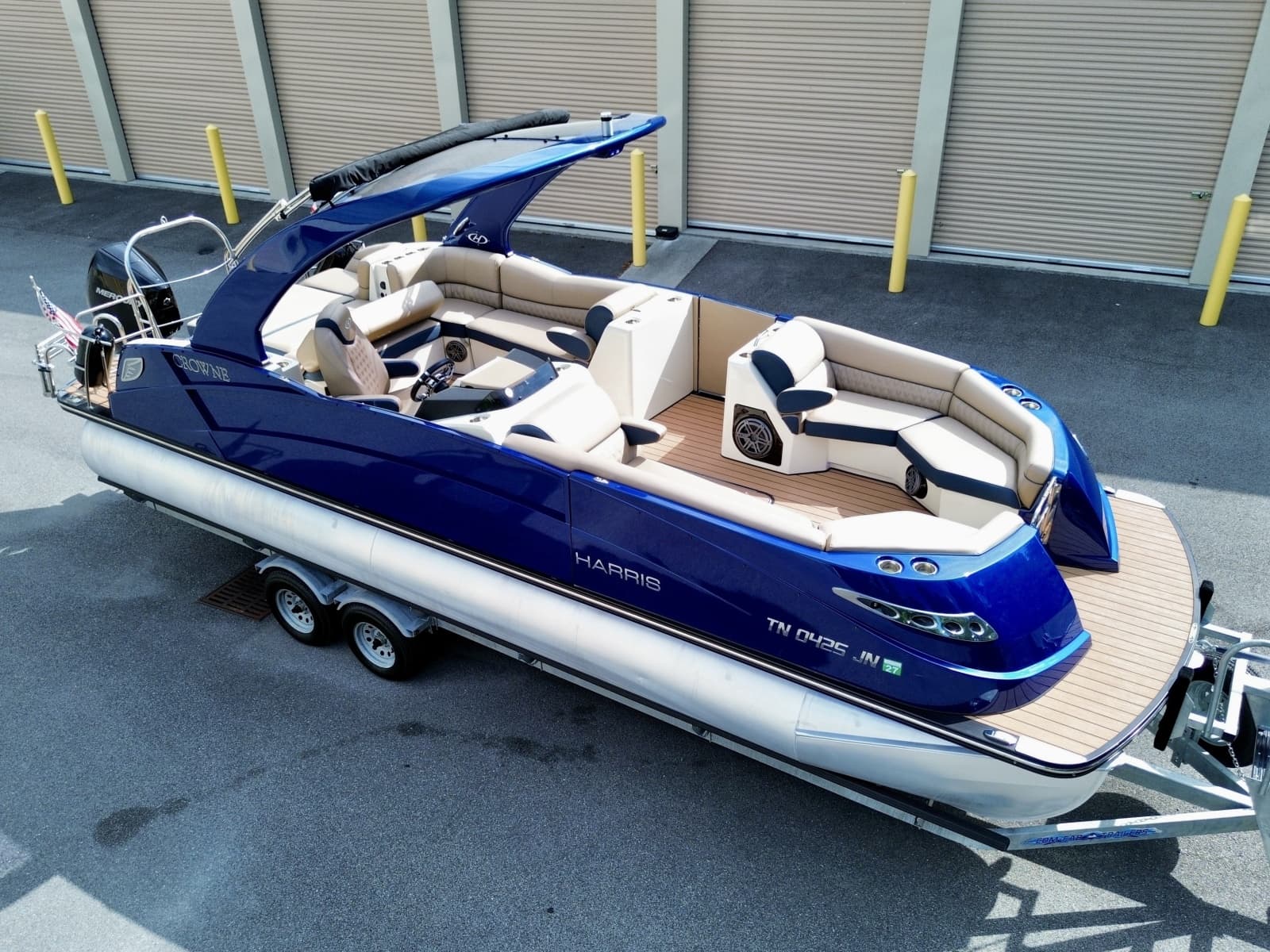 2019 Harris Crowne 250 SL Tritoon