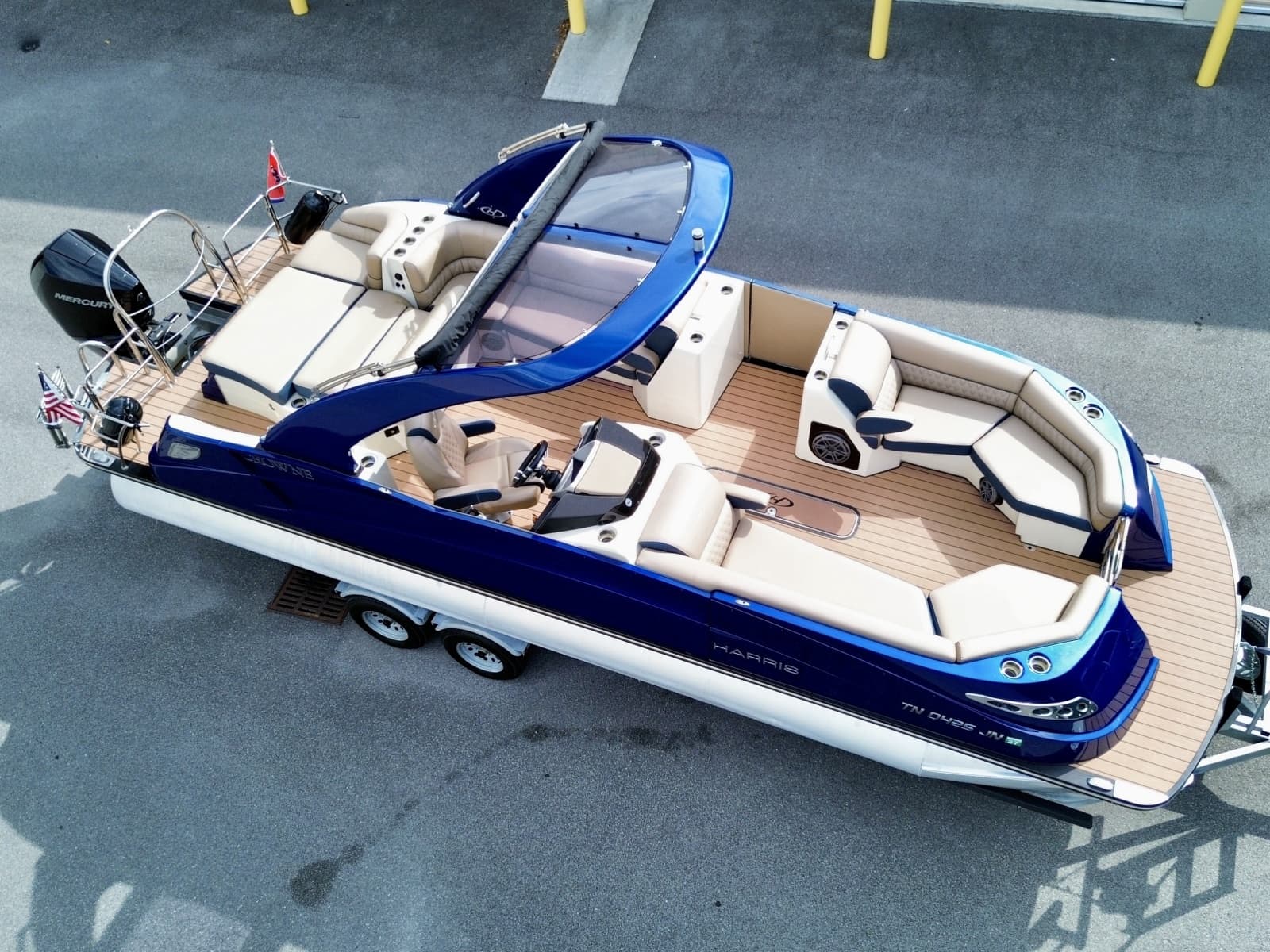 2019 Harris Crowne 250 SL Tritoon