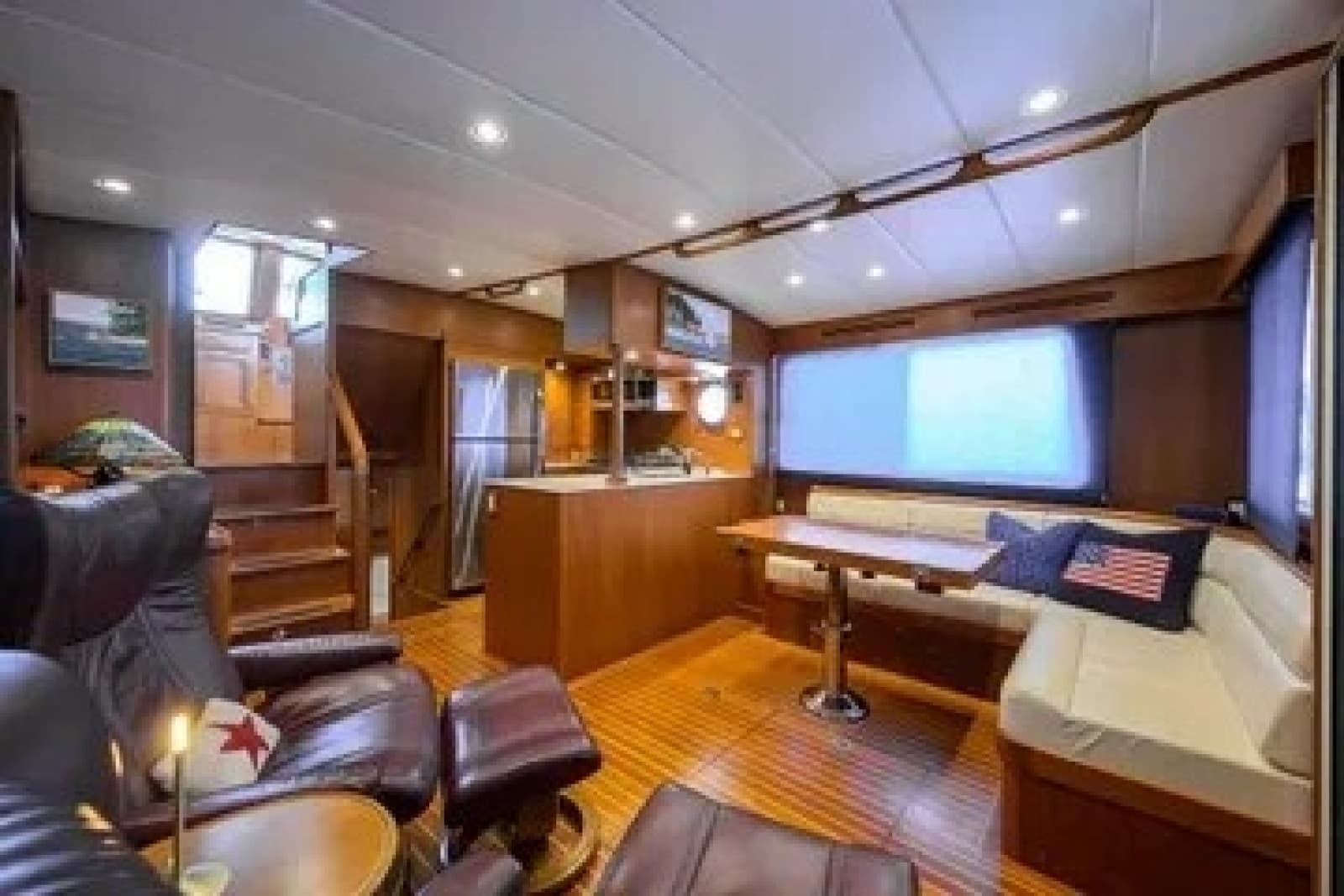 Salon looking to starboard and forward